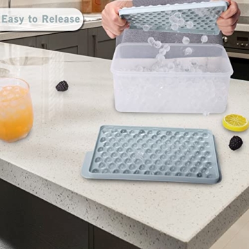 Lamesa Mini Ice Cube Trays - 4 Pack of Tiny Ice Cube Molds