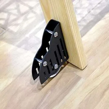 CCTC Sliding Barn Door Kit 3.3ft-13ft Sliding Ladder Library Full Set Hardware Rolling Track (No Ladder), Steel Round Tube Mobile Ladder Track for Home/Indoor/Loft, with Floor Roller Wheels