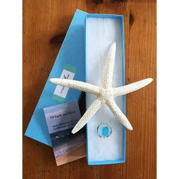 Ocean Waves Glass Pendant - Handcrafted Beach Jewelry