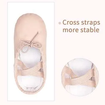 Stelle Ballet Shoes for Girls & Boys - Comfortable Dance Slippers