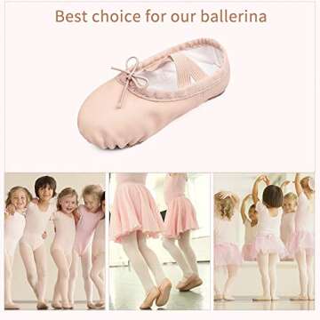Stelle Ballet Shoes for Girls & Boys - Comfortable Dance Slippers