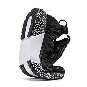 JMFCHI Boys Girls Kids' Sneakers Knitted Mesh Sports Shoes Breathable Lightweight Running Shoes for Kids Fashion Athletic Casual Shoes