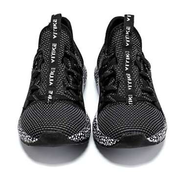 JMFCHI Boys Girls Kids' Sneakers Knitted Mesh Sports Shoes Breathable Lightweight Running Shoes for Kids Fashion Athletic Casual Shoes