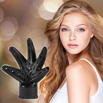 Hair Dryer Diffuser for Most Blowdryers Curly Wavy Hair Natural Curly Hair All Hair Types for INNER DIAMETER 4.5-6cm Hair Dryer
