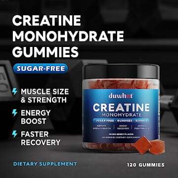 duwhot Creatine Monohydrate Gummies for Muscle Growth