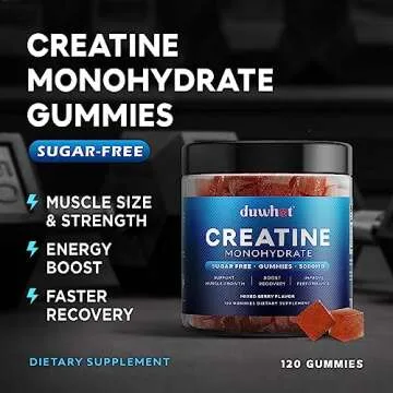 duwhot Creatine Monohydrate Gummies for Muscle Growth