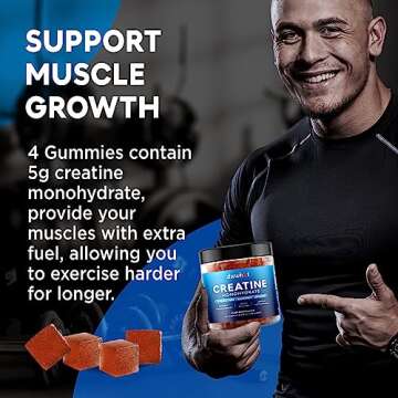 duwhot Creatine Monohydrate Gummies for Muscle Growth