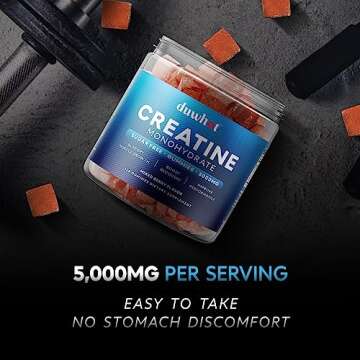 duwhot Creatine Monohydrate Gummies for Muscle Growth