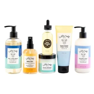 TUBBY TODD Baby Arrival Bath & Skincare Set - The Newborn Gift Set - Gentle Care for Sensitive Skin