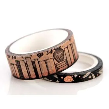 Conquest Journals Gothic Washi Tape Bundle for Creative Projects