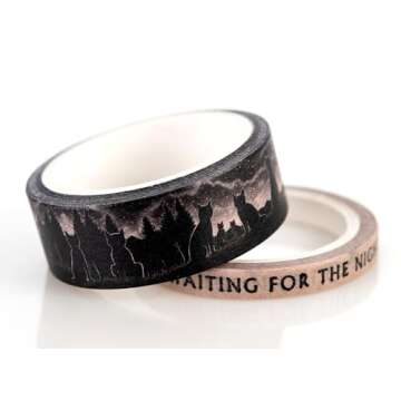 Conquest Journals Gothic Washi Tape Bundle for Creative Projects