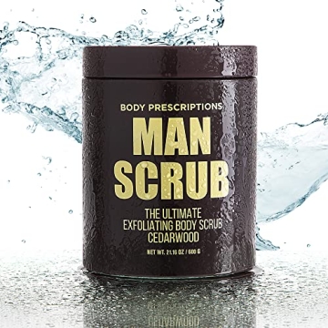 Men's Exfoliating Body Scrub for Smooth Skin Care