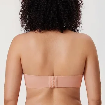DELIMIRA Seamless Strapless Minimizer Bra for Big Busts