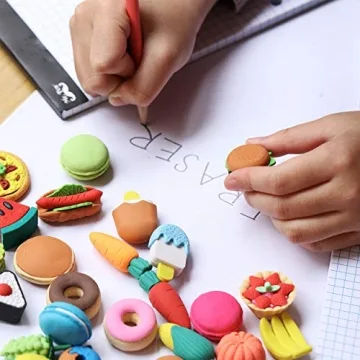 Mr. Pen 30 Food Erasers - Fun, Puzzle & Educational Toys
