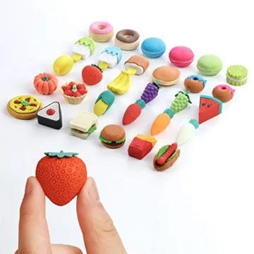 Mr. Pen 30 Food Erasers - Fun, Puzzle & Educational Toys