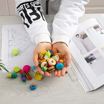 Mr. Pen 30 Food Erasers - Fun, Puzzle & Educational Toys