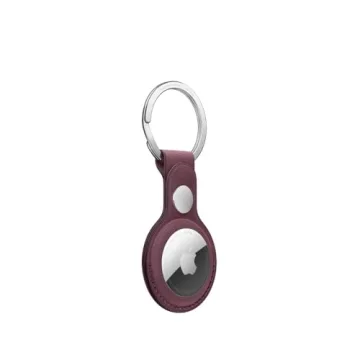 Apple AirTag FineWoven Key Ring - Mulberry Holder Only