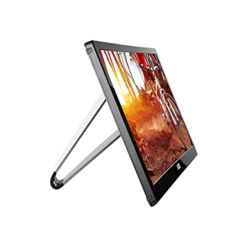 AOC e1659Fwu 15.6-Inch Ultra Slim 1366x768 Res 200 cd/m2 Brightness USB 3.0-Powered Portable LED Monitor w/ Case Black