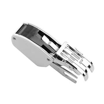 DENALY Even Feed Walking Foot with Adjustable Quilt Guide Low Shank Sewing Machine Presser Foot Compatible with Brother Singer Elna Janome (Newhome) Domestic Sewing Machine