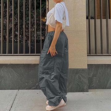 Stylish NHCDFA Parachute Cargo Pants for Women