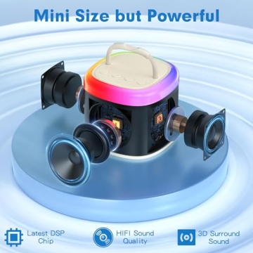 JYX Mini Karaoke Machine for Kids - Fun Portable Singing