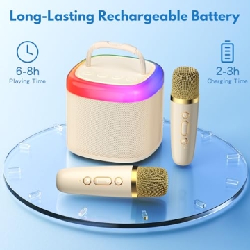 JYX Mini Karaoke Machine for Kids - Fun Portable Singing