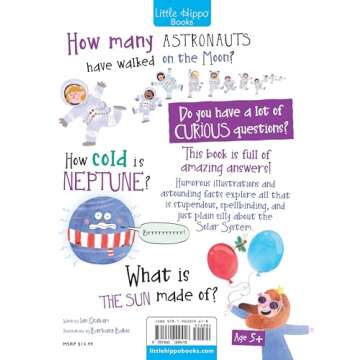 Little Hippo Books Curious Questions About the Solar System | Kid's Learning Books About the Solar S...