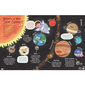 Little Hippo Books Curious Questions About the Solar System | Kid's Learning Books About the Solar System and Space | Educational Children's Solar System and Space Book with Questions and Answers