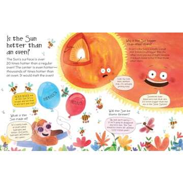 Little Hippo Books Curious Questions About the Solar System | Kid's Learning Books About the Solar System and Space | Educational Children's Solar System and Space Book with Questions and Answers