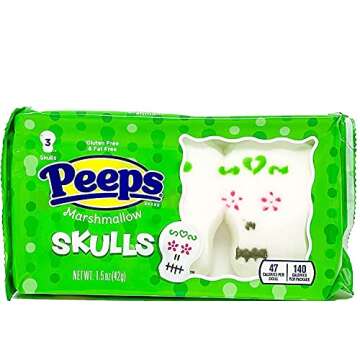 Halloween Peeps Candy Bundle - 4 Pack of Marshmallow Peep's for Trick Or Treat