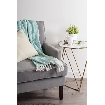 DII Cozy 50x60 Cotton Throw Blanket for All Occasions