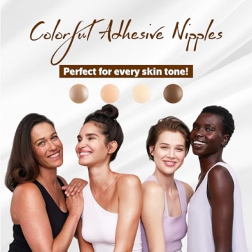 FJYQOP Silicone Nipple Covers - 5 Pairs of Reusable Pasties