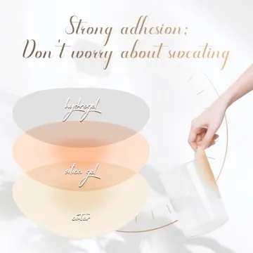 FJYQOP Silicone Nipple Covers - 5 Pairs of Reusable Pasties