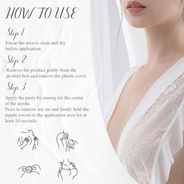 FJYQOP Silicone Nipple Covers - 5 Pairs of Reusable Pasties