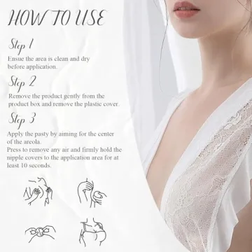 FJYQOP Silicone Nipple Covers - 5 Pairs of Reusable Pasties