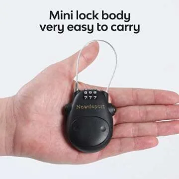 Newdeport Snowboard Cable Lock - Lightweight & Secure