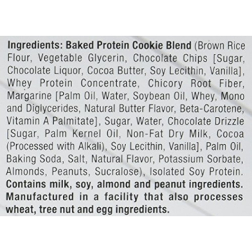 MuscleTech Protein Cookie. Chocolate Chip and Gluten-Free Treat
