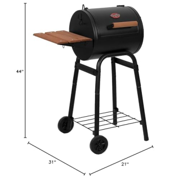 Char-Griller Patio Pro Grill & Smoker - Versatile Cooking
