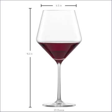 ZWIESEL GLAS Burgundy Wine Glass Set - Elegant & Durable