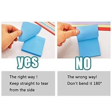Colorful SIMONA Sticky Notes for All Ages - 3x3 - 6 Pads