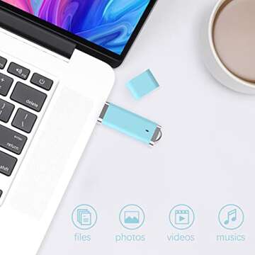 TOPESEL 10PCS 16GB USB 2.0 Flash Drive for Easy Storage