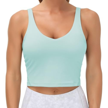 Women’s Longline Sports Bra for Yoga and Gym