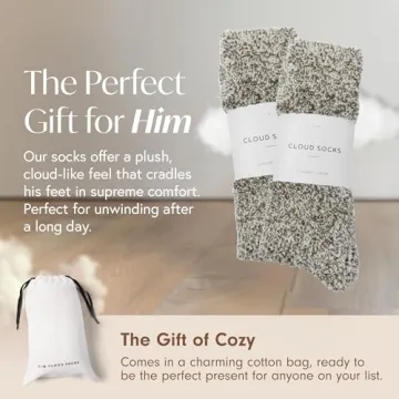 Unboxme Warm Fuzzy Socks for Men in Charcoal