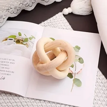 Wood Chain Link Decor Handcrafted for Rustic Home Style