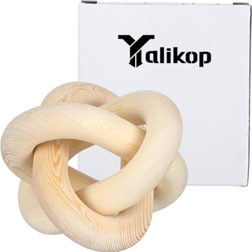 Wood Chain Link Decor Handcrafted for Rustic Home Style