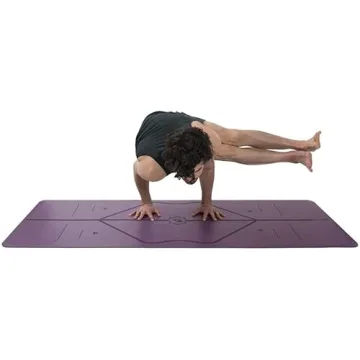 Liforme Yoga Mat with Carry Bag - Perfect Grip and Alignment
