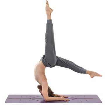 Liforme Yoga Mat with Carry Bag - Perfect Grip and Alignment