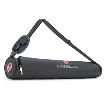 Liforme Yoga Mat with Carry Bag - Perfect Grip and Alignment