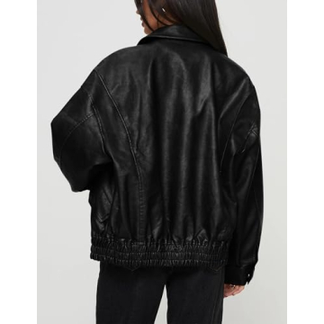 PRETTYGARDEN Women’s Stylish Faux Leather Jacket