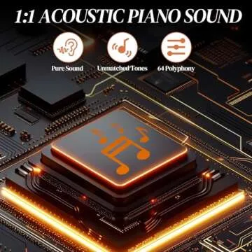 Ktaxon 88 Key Digital Piano with Bluetooth & Triple Pedal